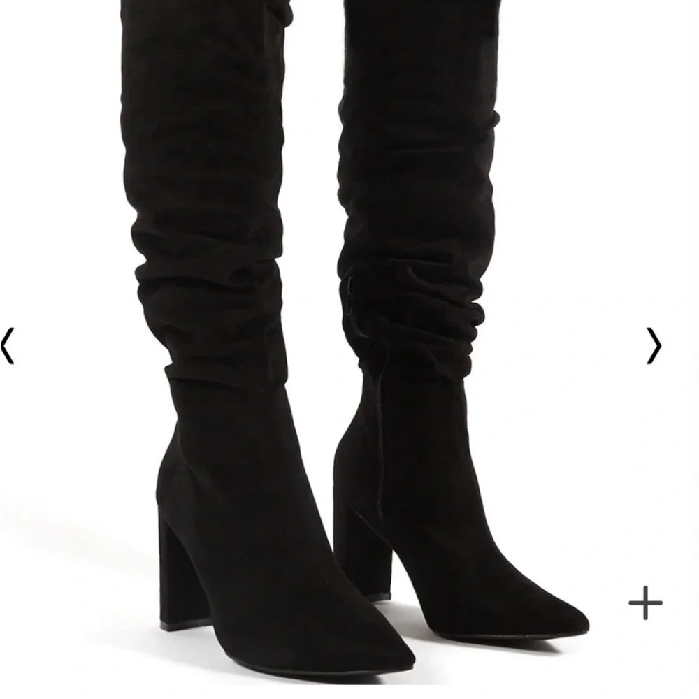 🎓TOP Moda Black Over the Knee Boots